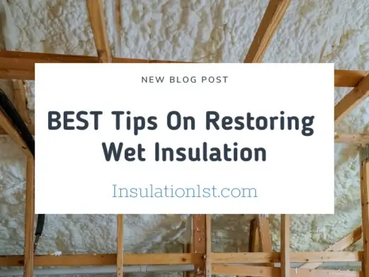 Restoring Wet Insulation